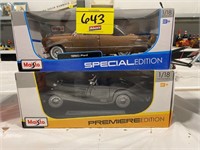 (2) MAISTO 1/18 SCALE DIECAST CARS