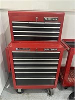 Craftsman Tool Box with keys with caster