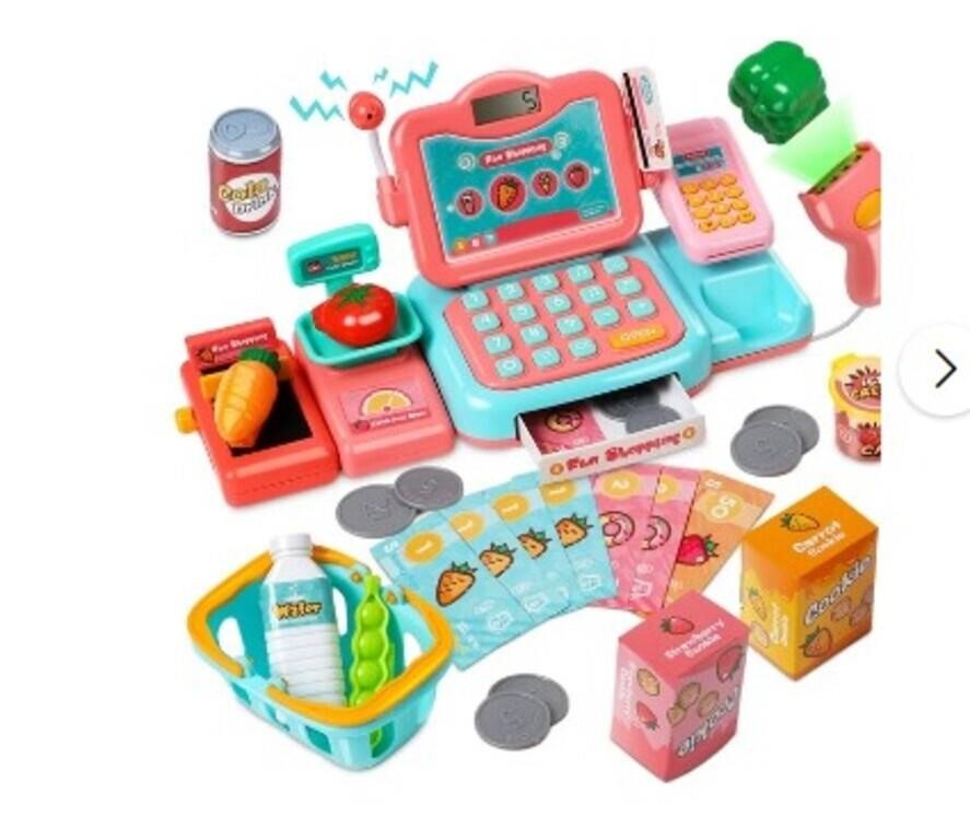 Wisairt Cash Register for Kids, Toy Cash Register