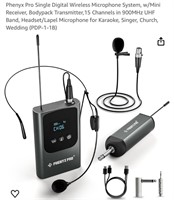 Phenyx Single Digital Wireless Microphone System