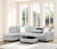 HH72997 Rocket Gray Sectional