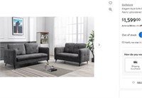 RETAIL: $1,59900!! Elegant Style Sofa Set 2pc
