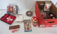 Detroit Red Wings collectibles includes Pocket