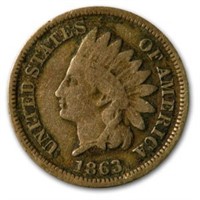 1863 Better Date Indian Head Cent