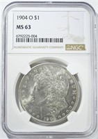 1904-O MORGAN DOLLAR NGC MS-63