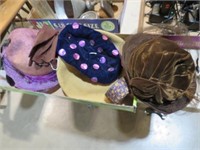 COLLECTION OF VINTAGE LADIES HATS