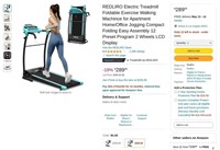 B2749  REDLIRO Treadmill Foldable Walking Machinc