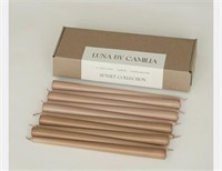 LUNA BY CAMILIA 12IN TAPER CANDLES 10PCS SUNSET