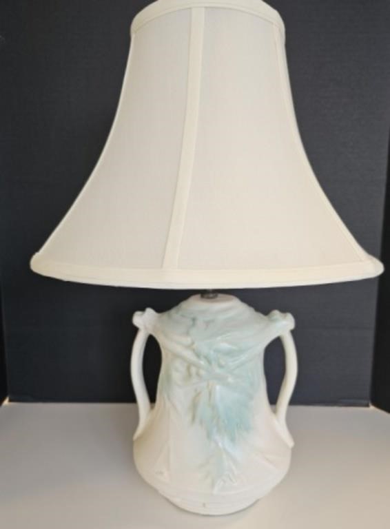 Roseville Pottery Style Lamp