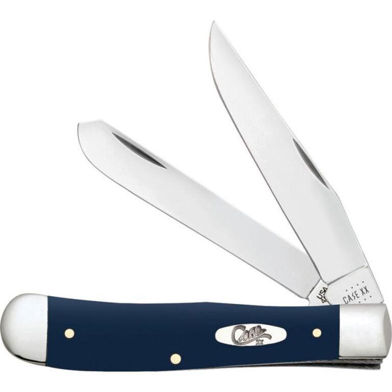 Case XX CA23610 Navy Synthetic Trapper Knife