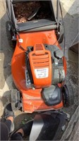 Husavarna push mower with bag untested