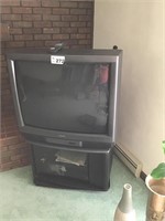 TOSHIBA 36  INCH TV AND STAND