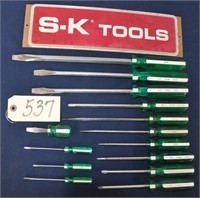 (14) SK USA screwdrivers (up to 15" long)