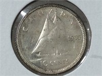 1956 10 Cents Can Au50