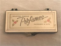 Vintage Perfume Samples in Advertising Case
