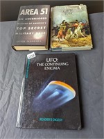 Lot of 3 Books- UFO, Area 51 & Civil War