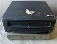 VHS and DVD Player