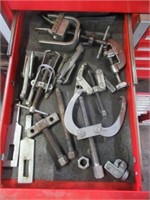 Contents of drawer that includes assorted pullers