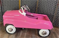 Instep Steel Retro Pink Toddler Peddle Car