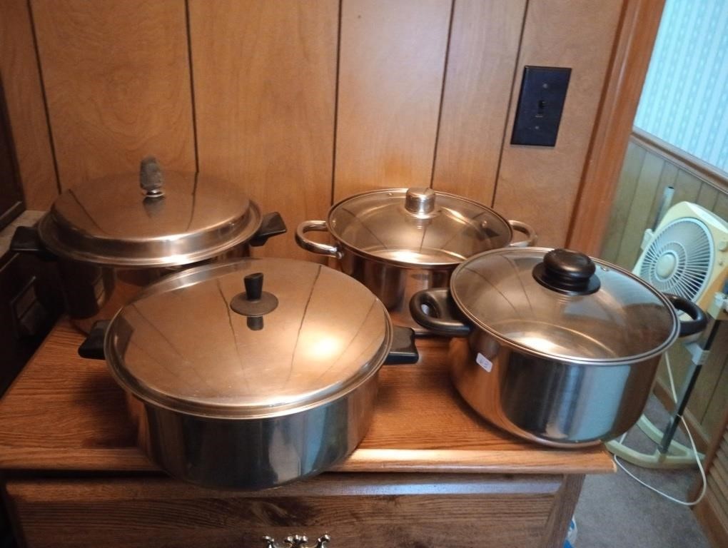 Lot of cookware, mixed makers including BC