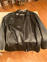 XL Black Leather Jacket