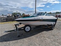 1999 Milan 18' Boat & 1999 VM S/A Boat Trailer