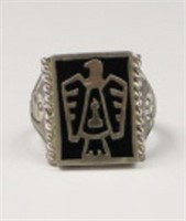 VINTAGE NAVAJO THUNDERBIRD RING