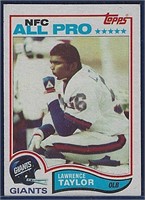 Nice 1982 Topps #434 Lawrence Taylor RC NY Giants