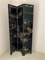 Mid Century Oriental Room Divider Double Sided