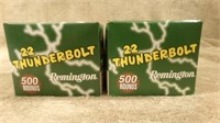 2 boxes(500 rounds)-22 Long Rifle High Velocity