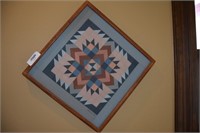 Wooden Art, Quilt Style Approx. 18" x 18"