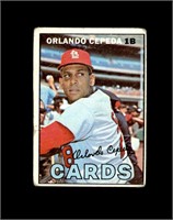 1967 Topps #20 Orlando Cepeda P/F to GD+