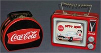 2 Coca-Cola lunch boxes