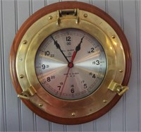 Bell Clock Co. reproduction brass porthole