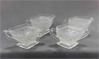 Clear Indiana Sandwich Glass Diamond Shaped