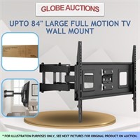 LOOKS NEW UPTO 84" LARGE FULL MOTION TV WALL MOUNT