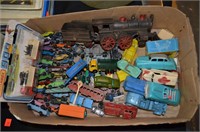 Mixed Vtg Vehicle Toy Lot w/ Cast Iron Train+
