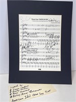 Signed American Idol Theme Song Print
