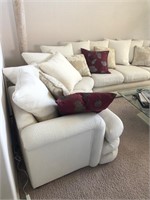 Three piece cream colored sectional #18