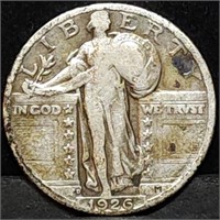 1926-D Standing Liberty Silver Quarter