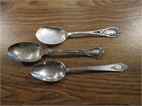 (3) Sterling Silver Spoons