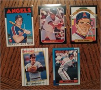 Wally Joyner Baseball Card Lot