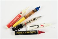 GROUP OF ASSORTED ADVERTISING PEN OILERS