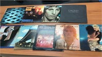 10 classic rock LP records Eagles Rod Stewart The