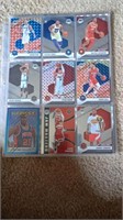 9 Lot Jason Kidd, mason Jones Trading Card