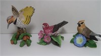 Lenox Porcelain Handcrafted Bird Figures (3)