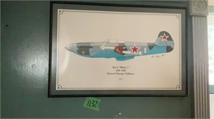 War plane framed print