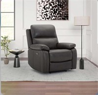 Gilmancreek Furniture, Leather Recliner With