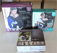 Lot of 3 Infantino Baby Carriers - NEW