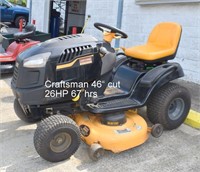 46 IN CUT CRAFTSMAN 26 HORSEPOWER LAWN TRACTOR